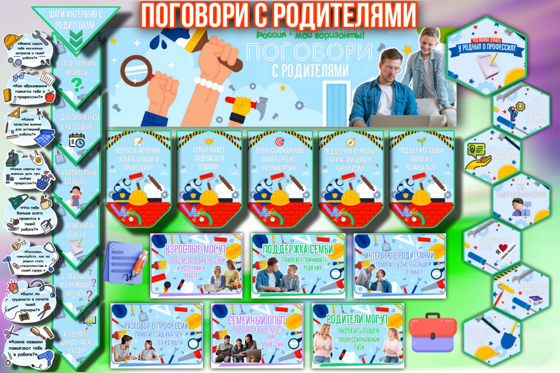 Превью шаблона Поговори с родителями